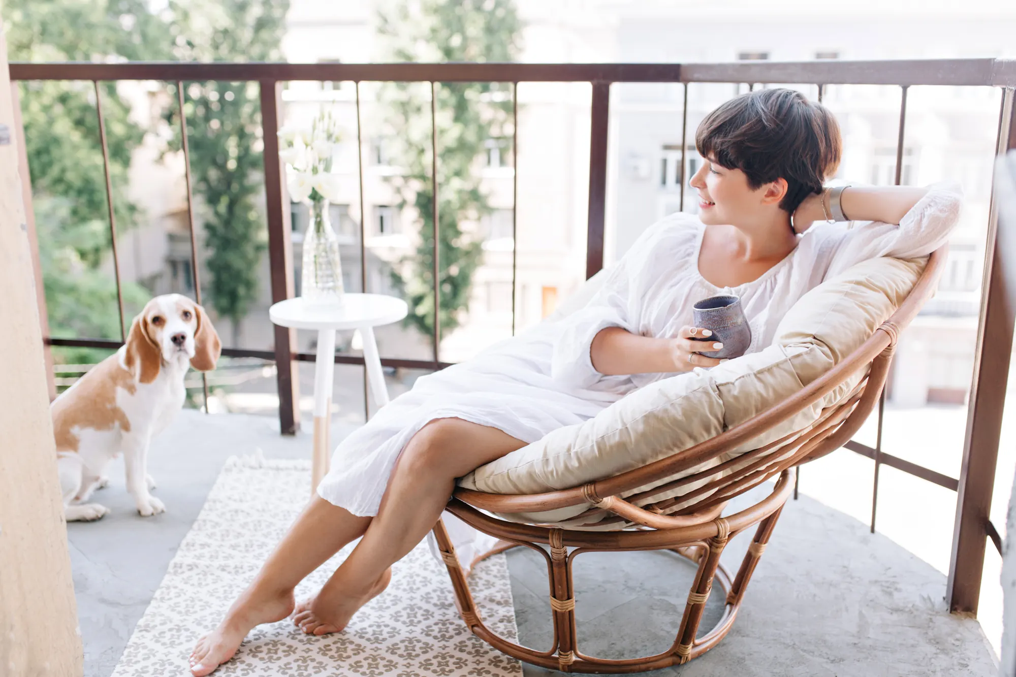 Relaxed patient enjoying a calm moment, sedation dentistry at Smiles @ Southgate